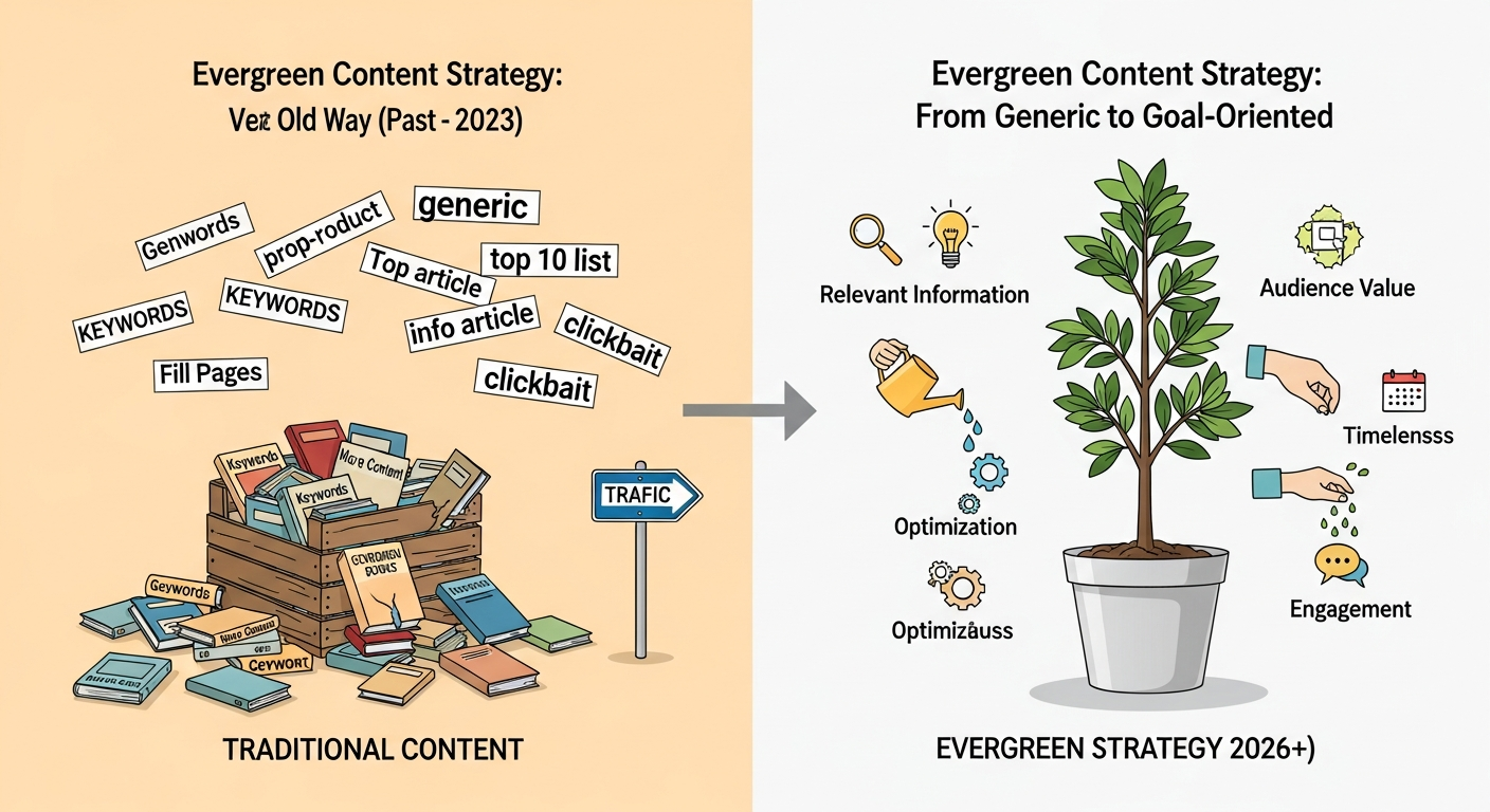 Contenu Evergreen 2.0 : La Nouvelle Stratégie SEO pour 2026 et Au-Delà